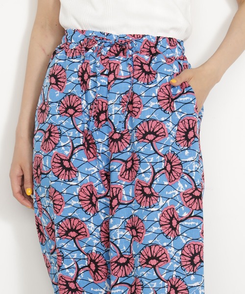 「FOUND GOOD」 イージーパンツ L レッド レディース_画像3