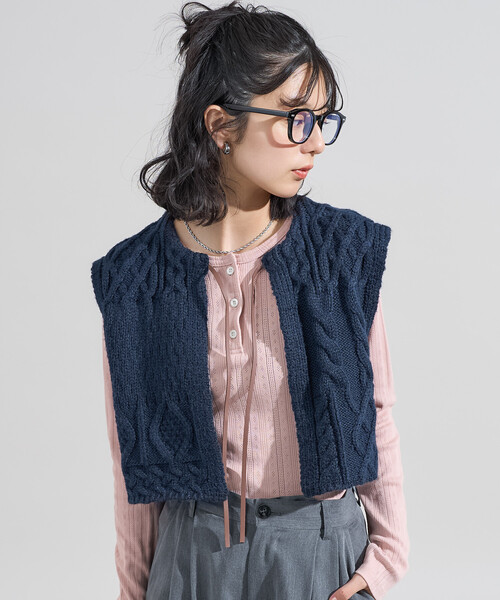 3 フリークスストア FREAK'S STORE ジレ ベスト デニム リボン FREAK'S STORE（フリークスストア） ベスト ジレ RED KAP × FREAK'S