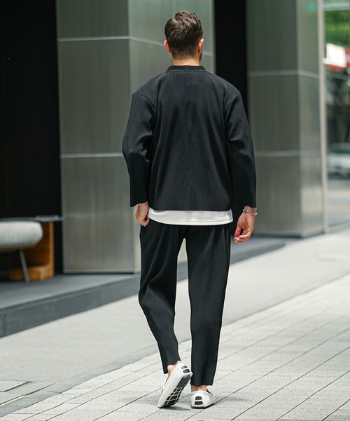 SOMEDIFF（サムディフ） セットアップ プリーツカーディガン