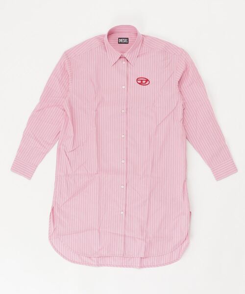 DIESEL 「DIESEL」 シャツワンピース X-SMALL ピンク レディース