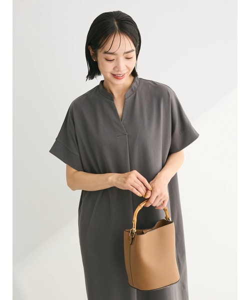 「Green Parks」 「chocol raffine robe」半袖ワンピース FREE ブルー レディース_画像5
