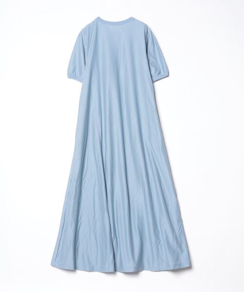 「BEAMS BOY」 半袖ワンピース ONE SIZE サックスブルー レディース_画像2