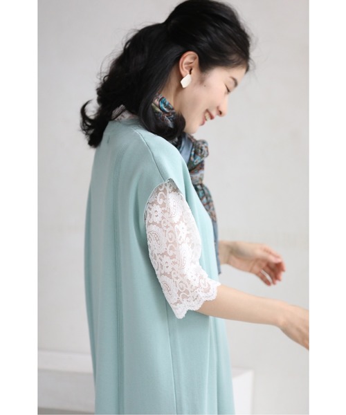 「CAWAII」 半袖カットソー L～LL ブラック レディース_画像3