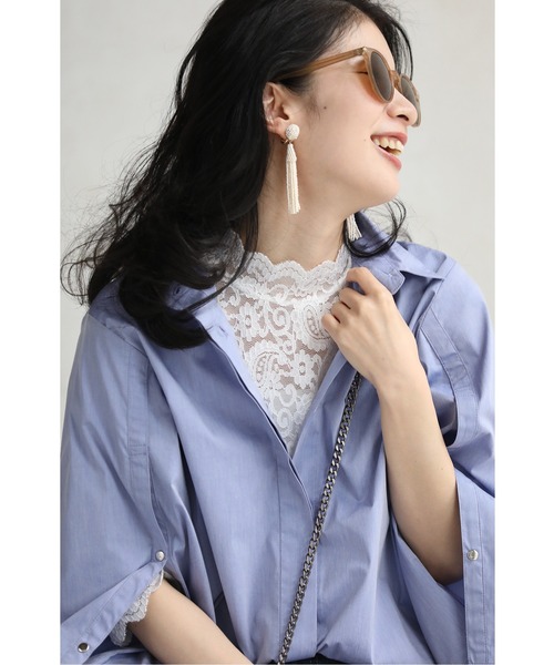 「CAWAII」 半袖カットソー L～LL ブラック レディース_画像9