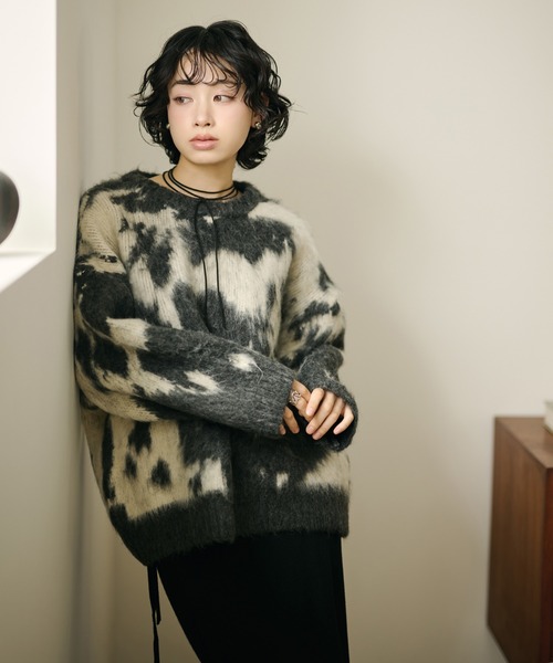 ニット/セーター Bibiy. JEMI shaggy knit SUPPLIER（サプライヤー） セーター ニット ニット｜Cross Shaggy Knit