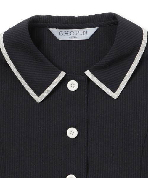 「CHOPIN」 「KIDS」半袖ワンピース 120cm ネイビー キッズ_画像7