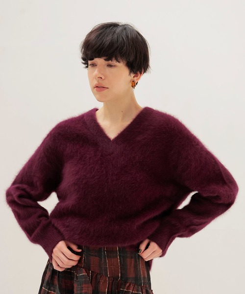 DRESSLAVE（ドレスレイブ） ニット セーター fox cashmere vneck