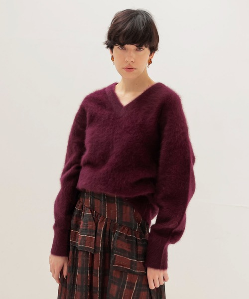 DRESSLAVE（ドレスレイブ） ニット セーター fox cashmere vneck
