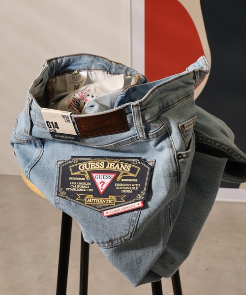 【ダークインディゴ(GJRI)】GUESS JEANS デニム スリムジーンズ(M)G14 Slim 88094376b_b_03_500.jpg