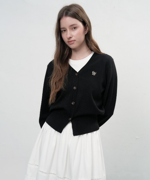 GENERAL IDEA カーディガン 「GENERAL IDEA」ロゴ入りスタンダード長袖