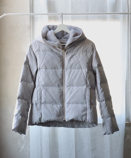 libelle more（リベル モア） ダウンコート ダウンジャケット フード