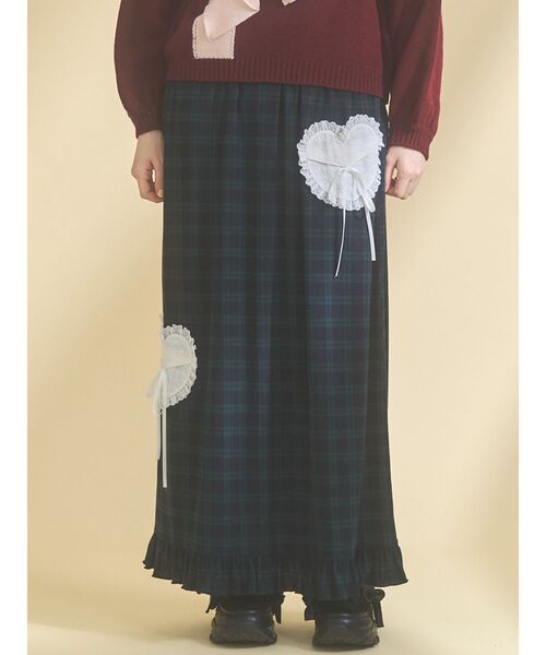 merry jenny（メリージェニー） スカート message heart skirt