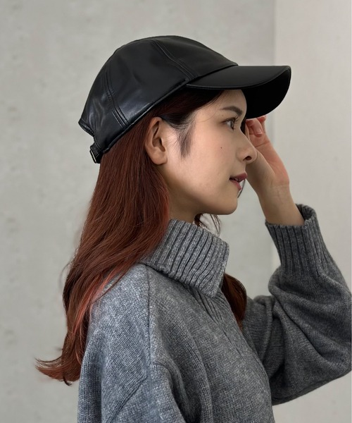 「Per sist ence」 キャップ FREE ブラック レディース_画像9