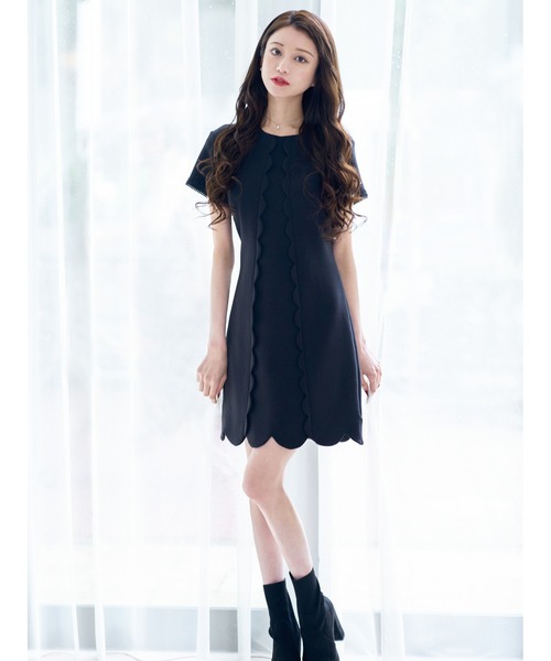 「emiriawiz」 半袖ワンピース MEDIUM ベージュ レディース_画像2