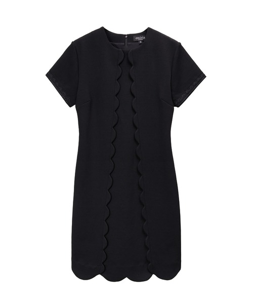 「emiriawiz」 半袖ワンピース MEDIUM ベージュ レディース_画像4