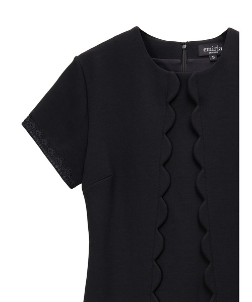 「emiriawiz」 半袖ワンピース MEDIUM ベージュ レディース_画像6