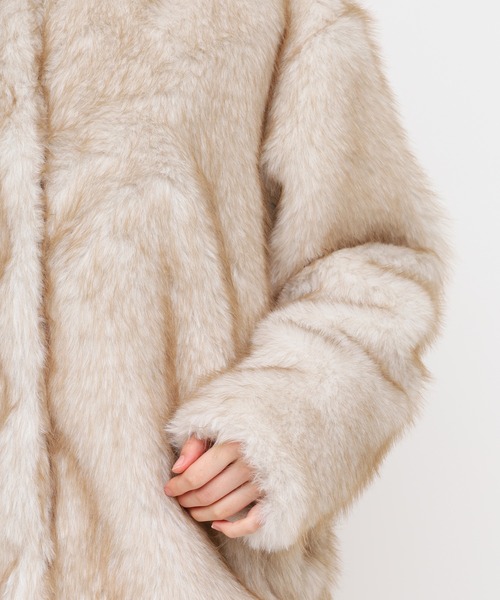 ROYAL PARTY（ロイヤルパーティー） コート アウター フーディーファー