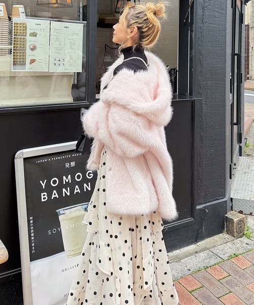 ROYAL PARTY（ロイヤルパーティー） コート アウター フーディーファー