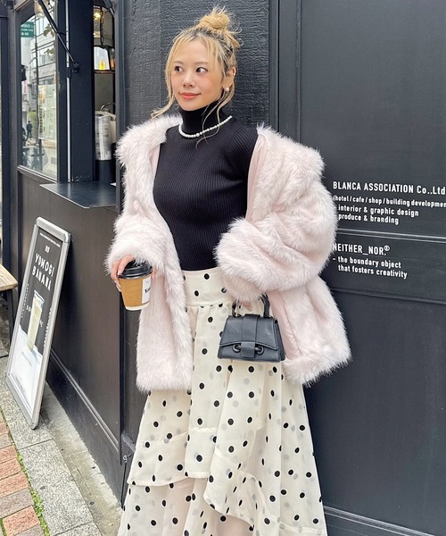 ROYAL PARTY（ロイヤルパーティー） コート アウター フーディーファー