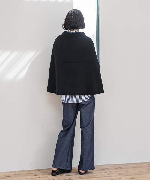 la.f（ラ・エフ） ニット セーター 「biyori」ケープニット「手洗い