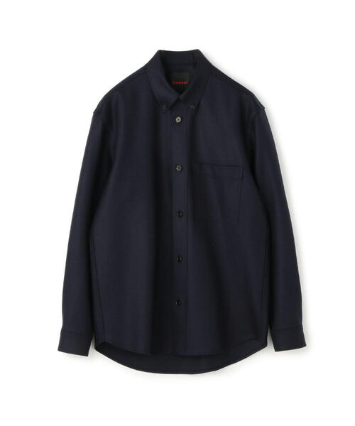 「CABaN」 長袖シャツ M ネイビー メンズ_画像3