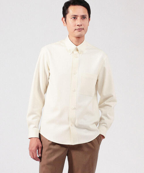 「CABaN」 長袖シャツ M ネイビー メンズ_画像4