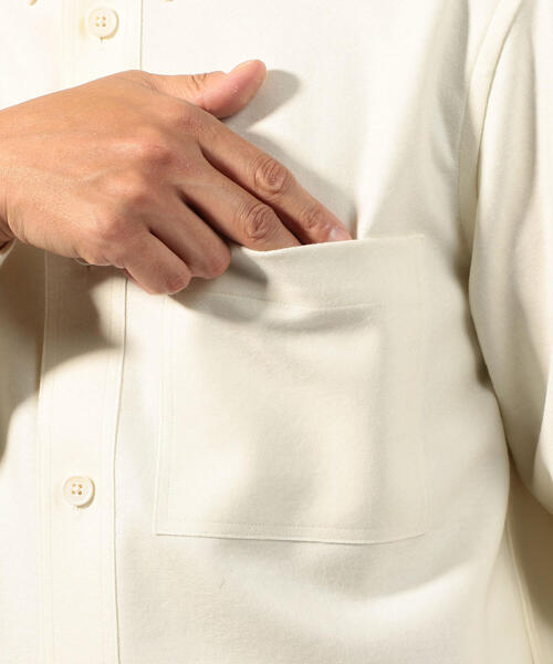 「CABaN」 長袖シャツ M ネイビー メンズ_画像9