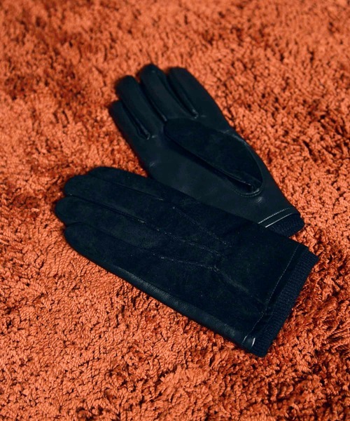 MAISON SPECIAL（メゾンスペシャル） 手袋 「UNISEX」Pig Suede x Goat
