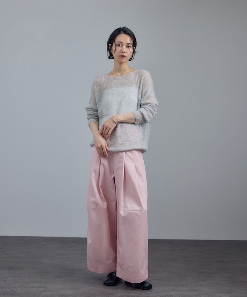 最終値下げ【新品】SALON adam et rope'☆ポンポン付ピンクニット SALON adam et rope'（サロン アダム エ ロペ） ニット セーター
