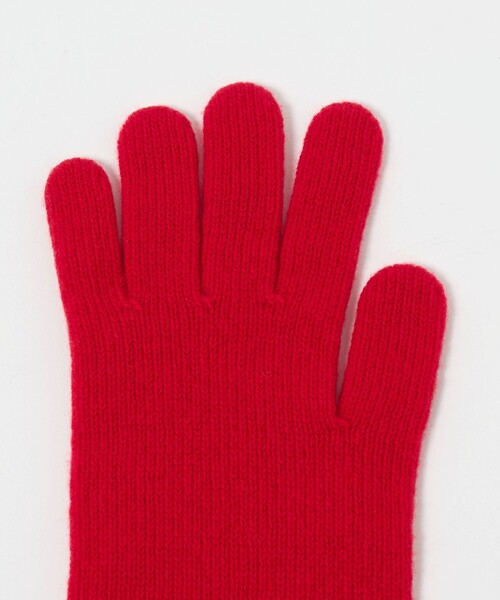 レア商品⭐︎ [Paloma Wool]新品.未使用ロングニット手袋　赤　通勤用 WILLIAM BRUNTON（ウィリアムブラントン） 手袋 「WILLIAM BRUNTON