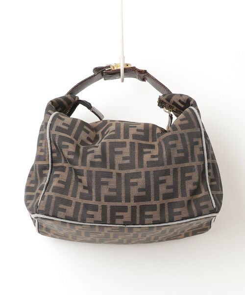 Fendi FFロゴハンドバッグ ブラウン/ブラックビンテージ FENDI（フェンディ） ハンドバッグ - ブラウン レディース : ZOZOTOWN
