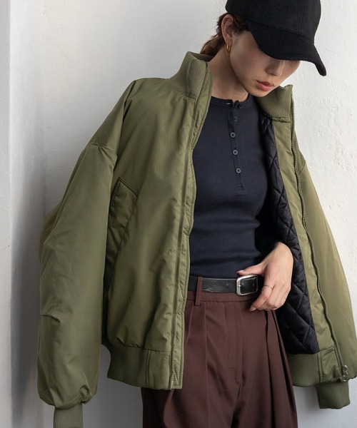 MHL. ブルゾン ジャケット カーキ 美品♡ MHL. ジップアップブルゾン 1 カーキ 2022