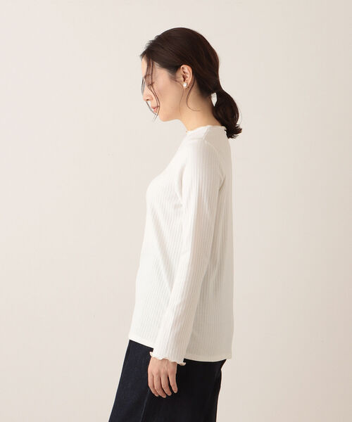 「Afternoon Tea」 長袖ニット MEDIUM ベージュ レディース_画像4