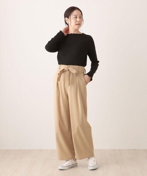 「Afternoon Tea」 長袖ニット MEDIUM ベージュ レディース_画像7