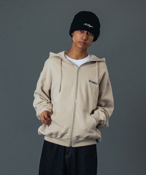 ベージュ Mサイズ フーディー THE NORTH FACE - ノースフェイス THE NORTH FACE ロゴプリント