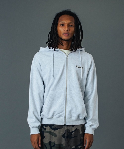 ジップアップフーディー　リアルシティ XLARGE（エクストラ ラージ） パーカー CAMO ZIP UP HOODED SWEATSHIRT