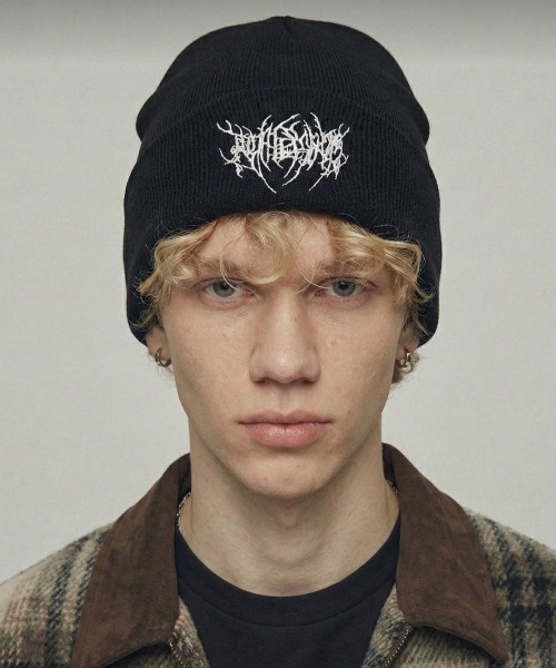 VIBGYOR ニット帽 ニットキャップ 「IZU」 メタルロゴ刺繍ストリート