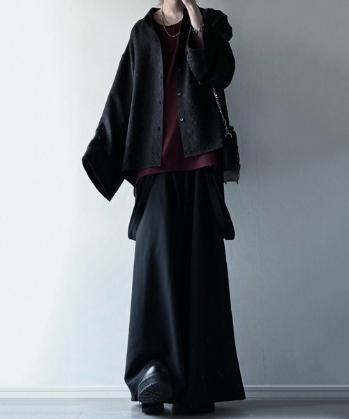 「LILL」 長袖シャツ M ホワイト メンズ_画像7