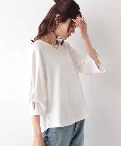 [GLOBAL WORK] 7 минут рукав cut and sewn LARGE черный женский 