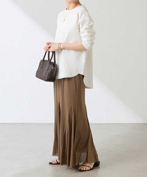 「COLLAGE GALLARDAGALANTE」 長袖カットソー FREE ホワイト レディース_画像6