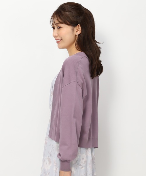 「MISCH MASCH」 ニットカーディガン フリ- ブラウン レディース_画像6