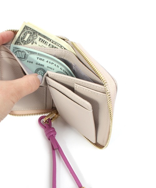 「Beau're」 財布 FREE グレイッシュベージュ レディース_画像8