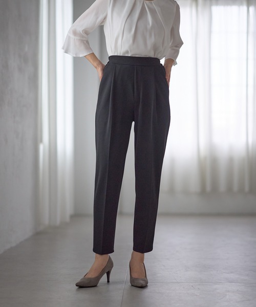 GeeRA（ジーラ） セットアップ 「2点セット」ニットツイードペプラム