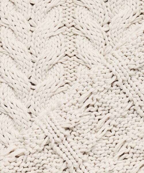 23区（ニジュウサンク） ベスト ジレ ケーブル ニットベスト