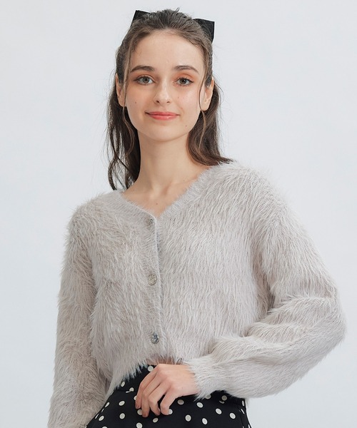 REDYAZEL（レディアゼル） カーディガン コンパクトシャギーニット