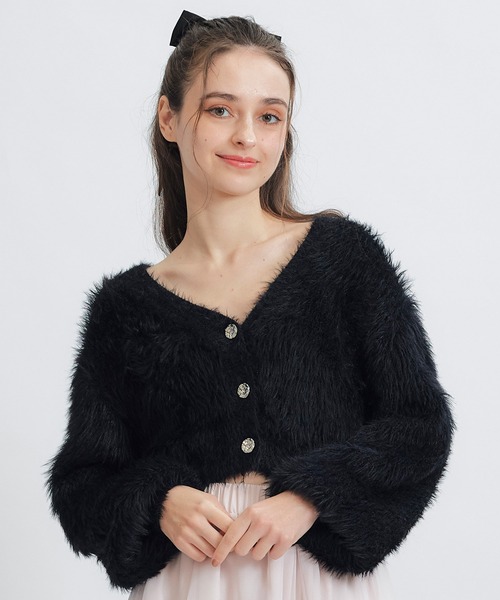 REDYAZEL（レディアゼル） カーディガン コンパクトシャギーニット