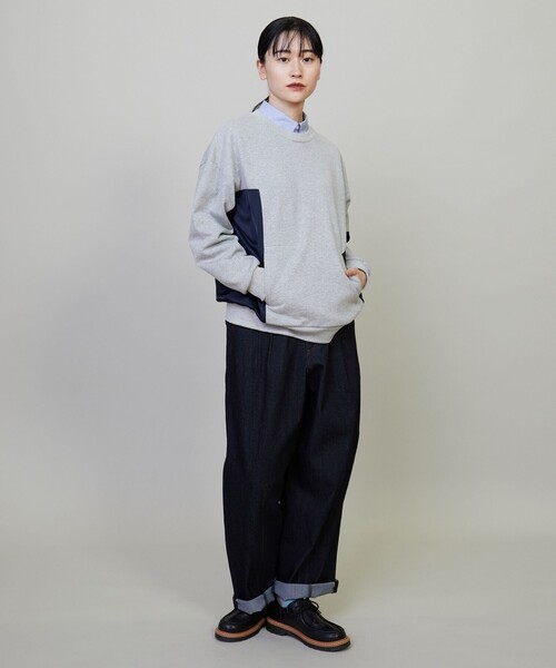 FRAPBOIS（フラボア） ワイドパンツ パンツ モーメントデニム デニム