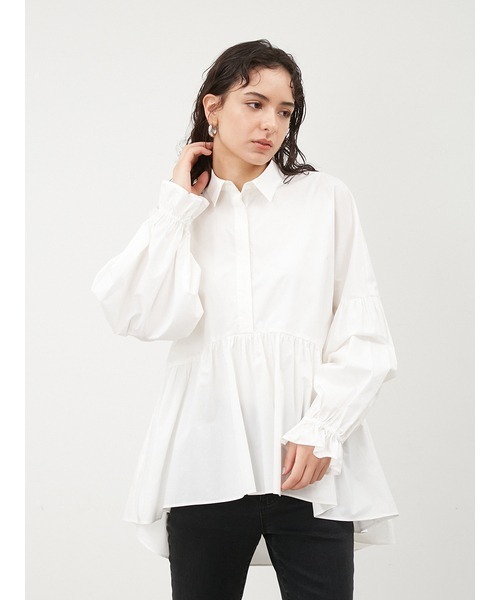 「Mila Owen」 長袖チュニック 1 ベージュ レディース_画像3