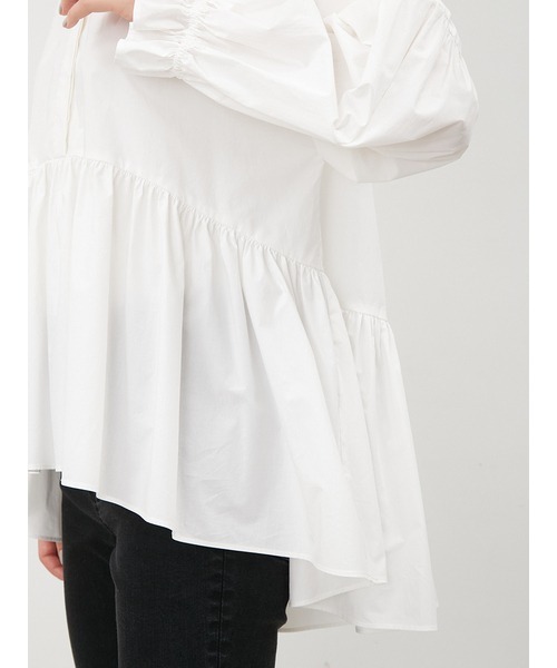 「Mila Owen」 長袖チュニック 1 ベージュ レディース_画像9