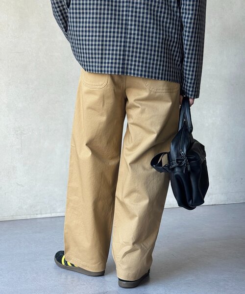 CPCM（シーピーシーエム） ワイドパンツ パンツ 古着ライクペイント